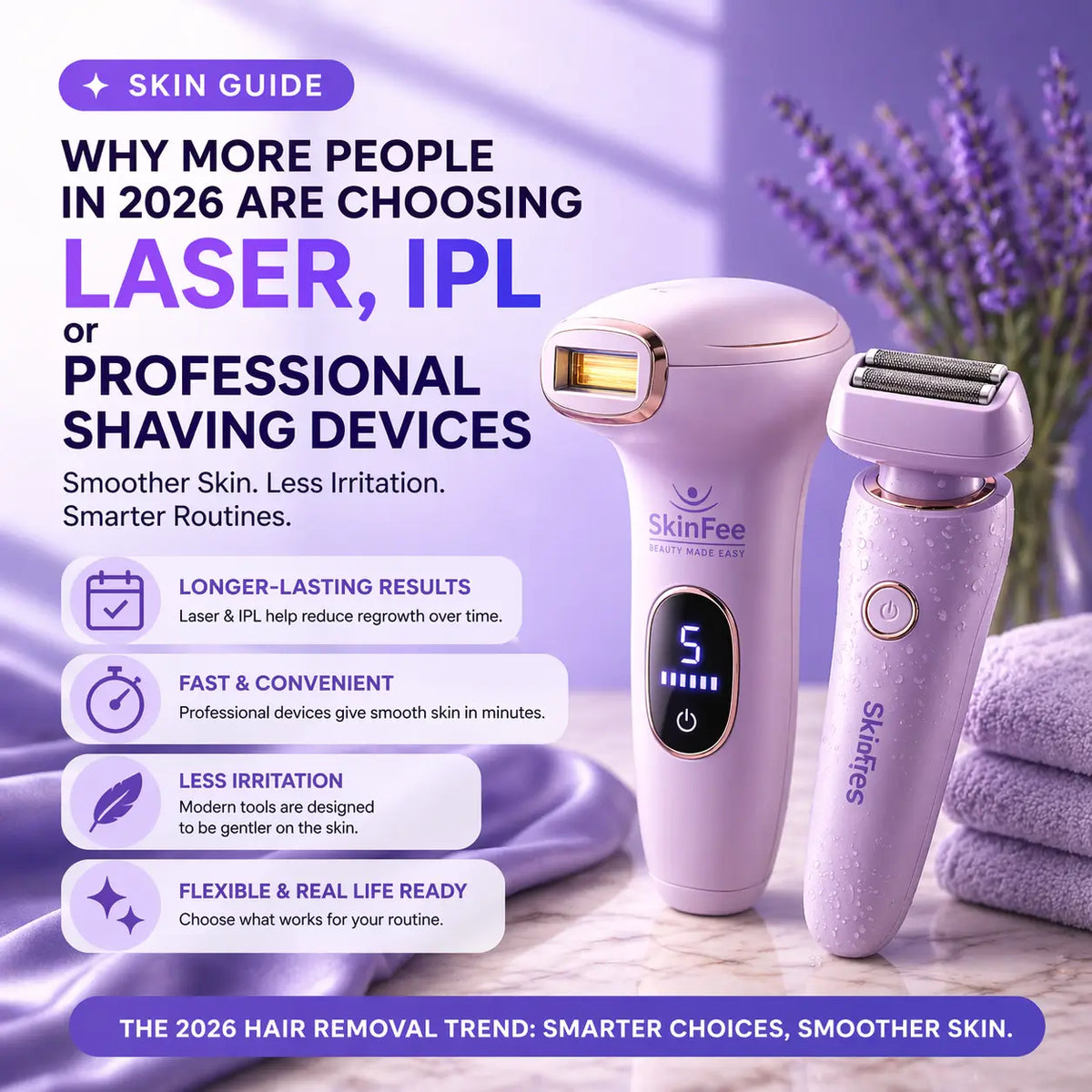 Why More People in 2026 Are Choosing Laser, IPL, or Professional Shaving Devices